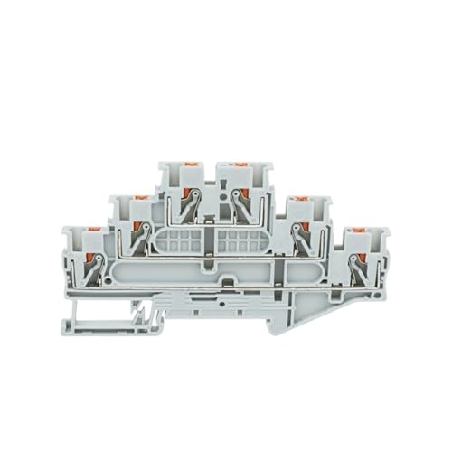 Bornier rail DIN PT 2.5-3L triple niveau enfichable à haute densité