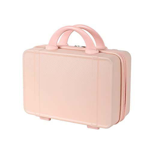 Small fresh suitcase luggage small lightweight retro cosmetic case 14 inch travel case(Honor Hei,14 inches)