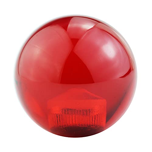 Mavota 2 Plexiglass Transparent Ball Car Universal Gear Shift Knobs Truck Shift Knob, Red Mavota 2" Plexiglass Transparent Ball Car Universal Gear Shift Knobs Truck Shift Knob, Red