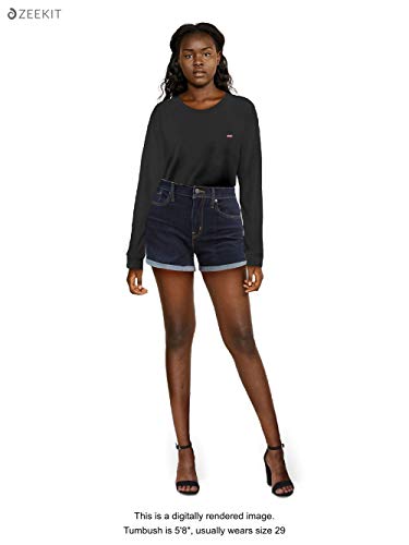 Levi's Women's Mid Length Shorts, Hawaii Ocean, 38 (Us 22) #TOP3