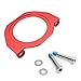 URLWALL Crank Seal Guard Plate for BMW 335i 528i 135i S55 N54 N55 N52 Engines, Front Crankshaft Seal Engine Serpentine Belt Guards Protection Guards Plate Replacement (Red)