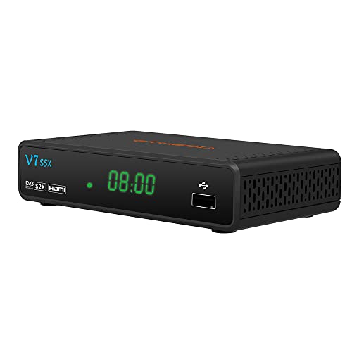 Décodeur Satellite numérique GT Media V7 S5X DVB-S / S2 / S2X, Prise en Charge 1080P HD/HDMI/AVS + / HEVC/Auto Biss / T2MI / WiFi, récepteur Satellite de télévision numérique USB PVR