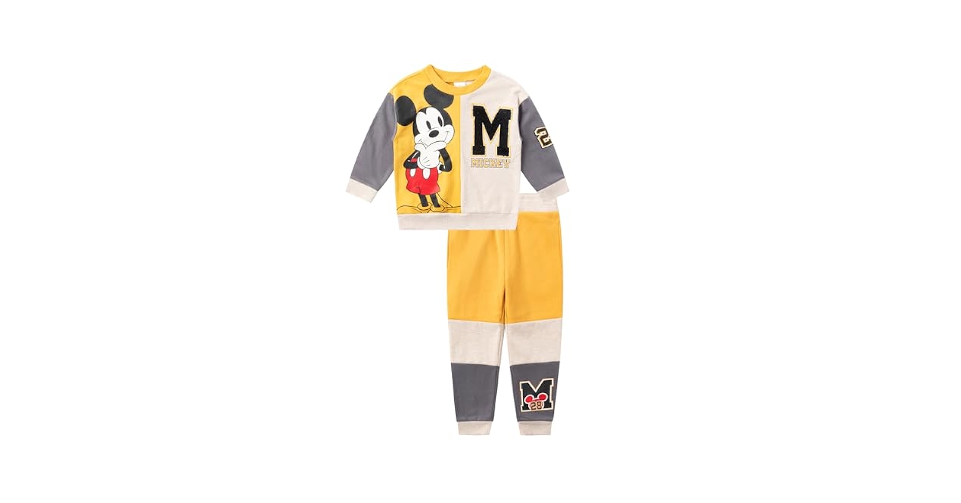 Disney MICKEY 裏起毛 オフィシャル ジャージセットアップ Amazon.com: Disney Mickey Mouse Boys Sweatshirt and Pants