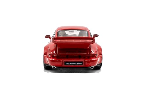 Solido Porsche 911 (964) RS 3.8 modelo 1:43 rojo miniatura 4