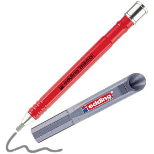 edding 8890 Zimmermannsbleistift– für Markierungen auf unterschiedlich harten und rauen Oberflächen wie Holz, Stein oder Beton