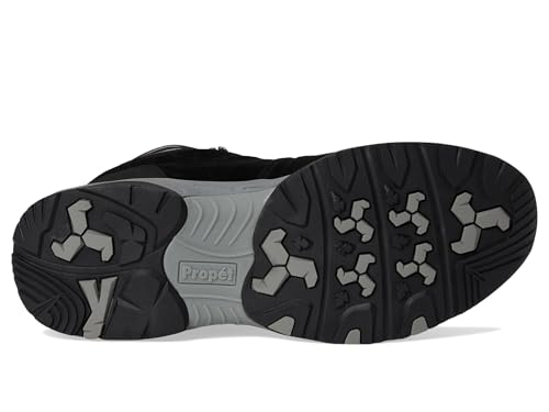 Image of Propet Mens Conrad Round Toe Hiking Hiking Casual Boots Ankle - Black, Grey