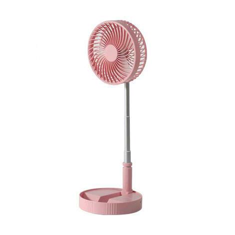 LTTTYCB Ventilateur Vertical Rétractable, Ventilateur Pliant électrique Rechargeable 7200mAh. Hauteur Et Vitesse du Vent Réglables sans Fil, Adaptées à n'importe Quel Endroit Cover