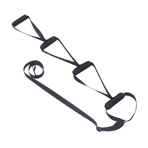 Bed-Ladder-Assist-with-4-Handles-Bed-Rails-Pull-Up-Assist-Device-Sit-Up-Helper-Adjustable-Rope-Assistive-Bedside-Strap-Lifting-Aid-for-Elderly-Injury-Patient-Disabled-Pregnant-Black