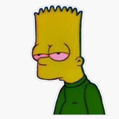 Bart Vinyl Waterproof Sticker Decal Car Laptop Wall Window Bumper Sticker 5"