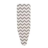 Zilimontt Copriasse da stiro grande con coulisse, extra largo, 147 x 48 cm, copertura di ricambio per asse da stiro domestica, copertura in cotone ad alta resistenza con (11)