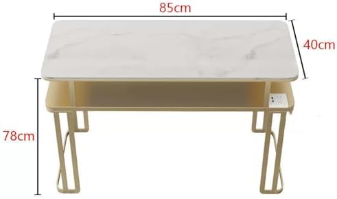 Professional Manicure Table with Storage Drawers & Open Shelves for Nail Technicians & Makeup Artists - Stylish Gold Metal Legs, Perfect for Beauty Salons and Home Use,Style 1,100x40x78cm