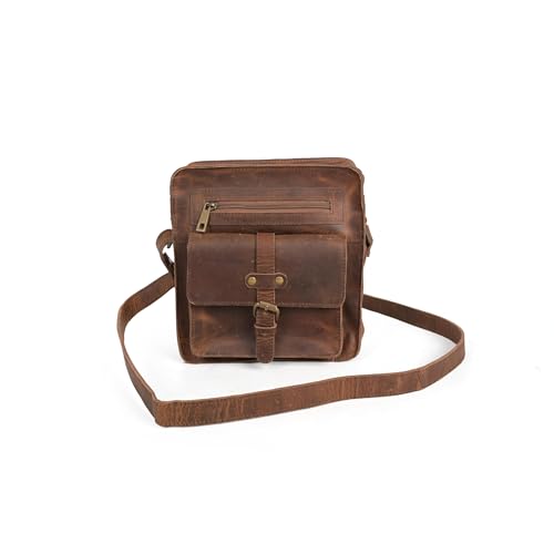 Image of Genuine Leather Sling Bag for Men, Stylish and Spacious Side Bag for Men, Crossbody Bag for Men Daily Use