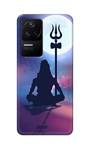 Image of Printed Hard Back Cover Case for Mi Poco F4 5G Back Cover (Lord Shiva) -702