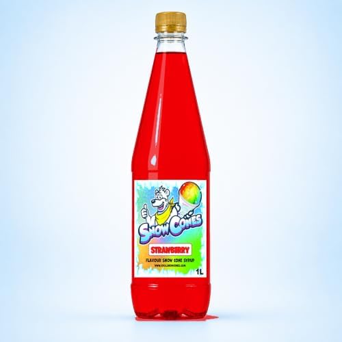 Strawberry Slush | Snow Cone Syrup | Compatible with ALL Slush Puppy Machines | 1 Litre Bottle