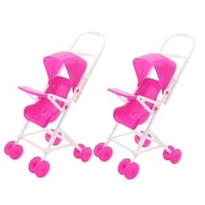 GALPADA 2Stücke Simulation Puppenwagen