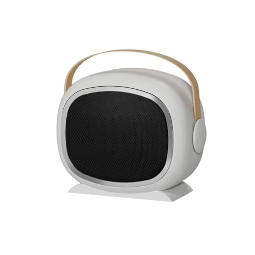 Uxsjakjsd Calentador Eléctrico Portátil, Miniestufa Personal, Máquina de Aire Caliente para Invierno con Aire Caliente, Enchufe Europeo.