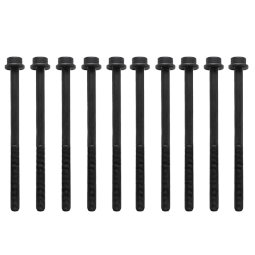 AUCERAMIC ES72207 Engine Cylinder Head Bolt Set Fit for Ford Escape Focus Fusion Ranger for Lincoln MKZ for Mazda 3 for Mercury Mariner Milan2.0L 2.3L 2.5L