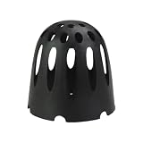Rete semicircolare con design traspirante per una migliore salute delle radici (Black4, 7,7 x 8 cm)