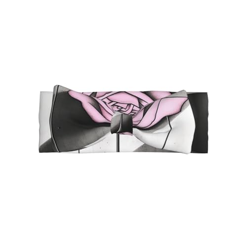 Bright roses Baby Headbands Soft Nylon Hairbands with Stretchy Bows Girls Hair Accessories for Newborn Infant Toddler Kids