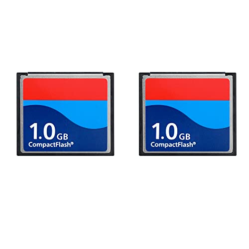 Zhongsir Two Pack 1Gb Extreme Compact Flash Memory Card High Speed Digital Camera Card Industrial Grade Card(2Pack) #TOP8