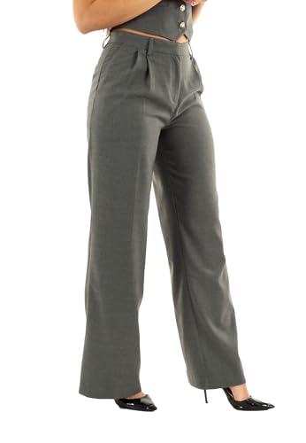 Pantalon Morgan 251-panis.f gris perle mode femme coupe droite