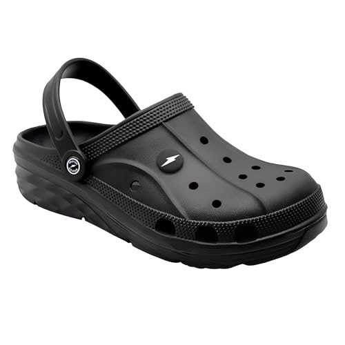 Image of BRUTON Premium Classic Casual Clogs /Sandals with Adjustable Back Strap for Adults | Comfortable & Light Weight | Stylish & Anti-Skid | Waterproof & Daily Mules for Gents /Boys