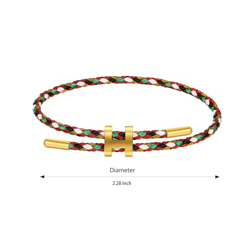 Image of AIMADE Bracelets for Women Adjustable Charm Bracelet, 18k Gold-plated Buckle Design Titanium Steel Wire Rope Women's Gift Jewelry