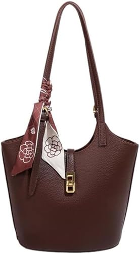 Bolso Tote Hobo Vegano para Mujer 2 en 1 Café miniatura 1
