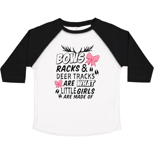 inktastic Hunting Season Bows Racks & Deer Tracks Toddler T-Shirt