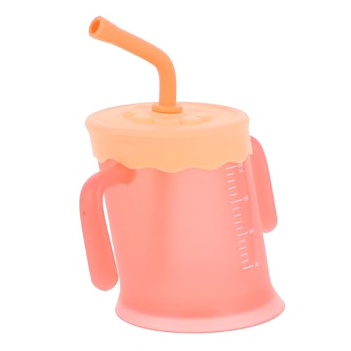 Vaguelly Vaso De Aprendizaje Para Taza Antiderrame De Diseño Ergonómico Con Doble Asa Para Agua Jugo y Leche Para Entrenamiento De Bebés