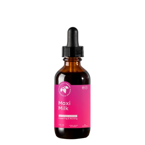 Image of Mountain Meadow Herbs Maxi-Milk- Natural Liquid Lactation Support to Increase Breast Milk Production Quickly & Effectively for Breastfeeding Moms - 2 oz