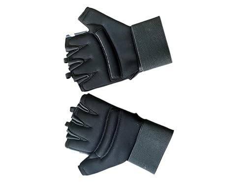 Image of Gym Gloves for Men & Women with Wrist Support Accessories for Weightlifting, Training, Exercise, Cycling Gloves