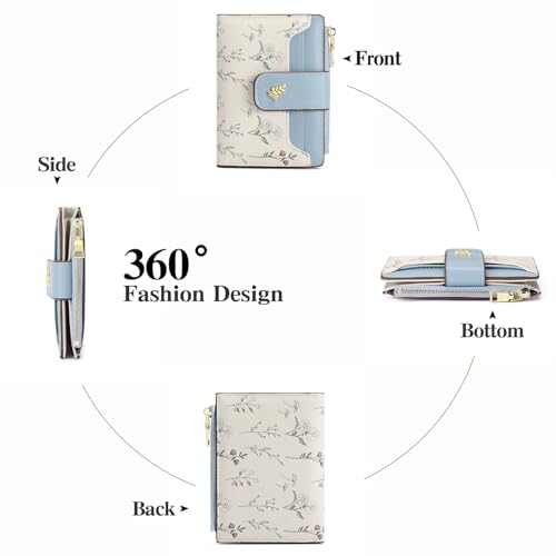 Image of GAEKEAO Wallet Women Small RFID Vegan Leather Card Holder for Women