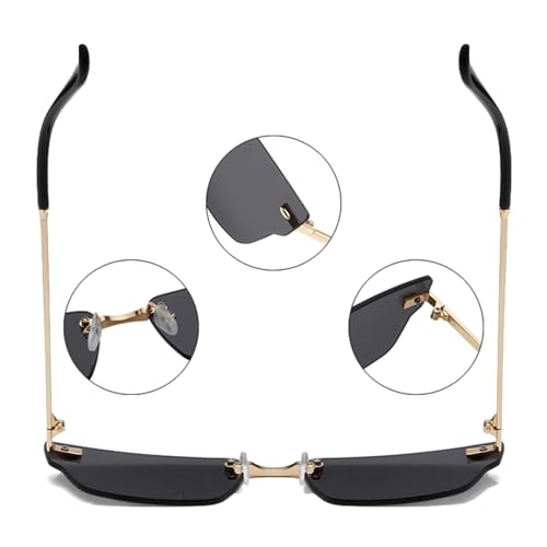 Lunettes de soleil rétro femmes verres UV400 dégradés gris clair