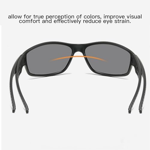 Srliya Fit Over Glasses Sunglasses for Men Women, Night Vision Driving Glasses Black Frame Gray Lens3