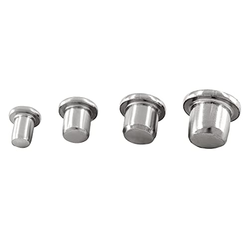 Hitefu 40 Pcs Dowel and Tenon Center Transfer Plugs, 1/4" 5/16" 3/8" and 1/2" Set Solid Doweling Marker Centering Pins Marker Drill Hole Tool for Woodworking Tool Accessories(4 Sizes, 40 Pcs)