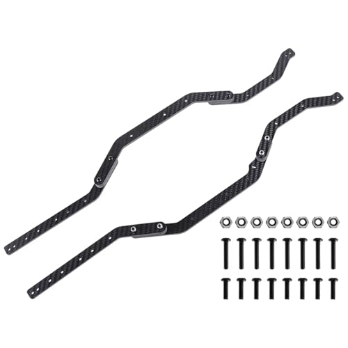 RC Marco Chasis Para Traxxas Para TRX-4 1/10 Chasis Ligero T410 9imod Fibra Carbono Largueros Accesorios Mejoras Y Repuestos Crawler RC
