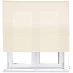 Estores Plegables Carrefour VIEWTEX - Estor Plegable Loneta Traslúcido - Disponible en Varias Medidas y Colores