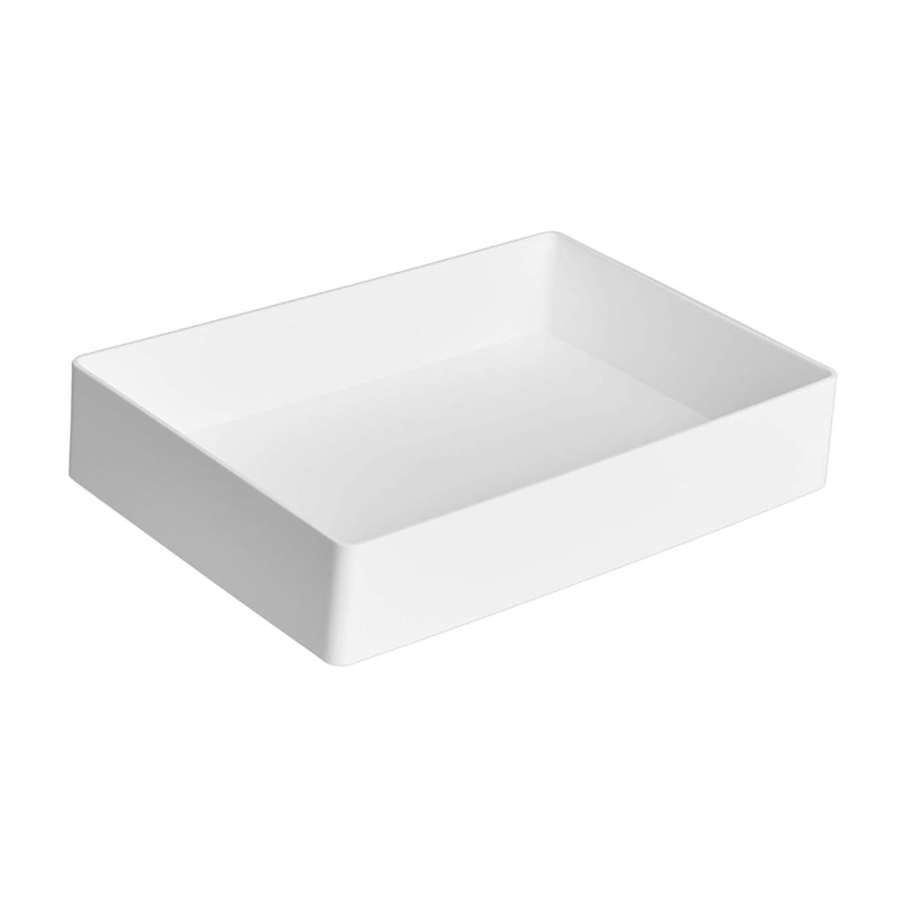 Plateau de Rangement Blanc en Polypropylène Résistant aux Produits Chimiques, Transportable, pour Outils et Petits Consommables de Laboratoire