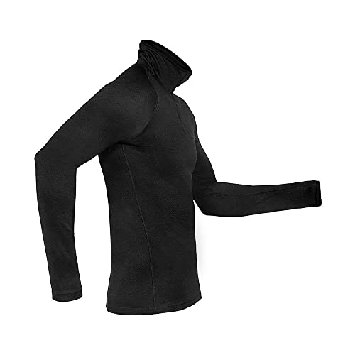 Curtlo Blusa Zip Thermoskin, P, Preto