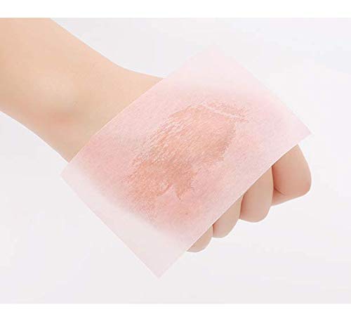 JQYXSS 200 Sheets Translucent Oil Blotting Paper Sheets for Facial Skin Care and Travel Supplies