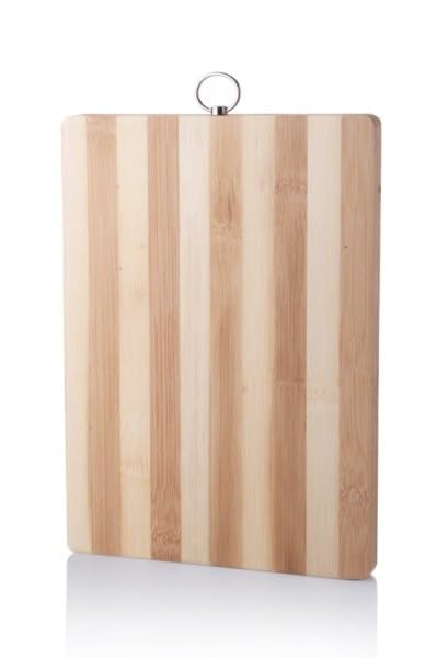 Deconox Bambu Kesme Tahtası Antibakteriel Yıkanabilir Doğrama Tahtası Dikdörtgen 24 * 34CM Büyük Boy