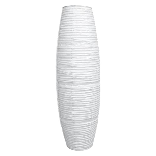 Uonlytech Paper Floor Lampshade Light Accessories: Diploma Floor Lamp Shield Japanese Style Standing Lamps for Living Room Contemporary Floor Lamp Cover