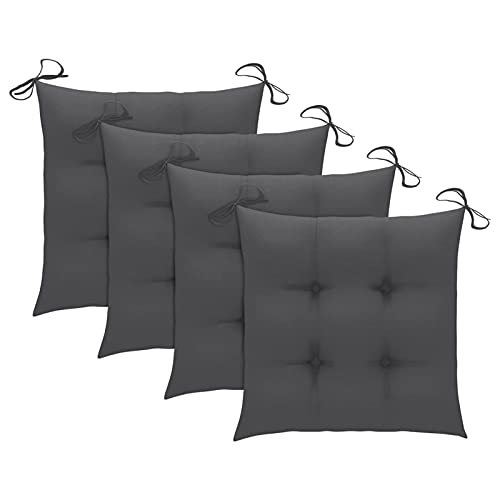 Chaises à dîner de jardin confortables avec coussins pour éviter le mal de dos