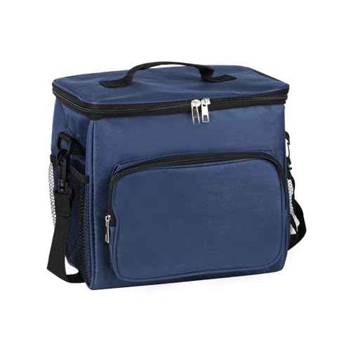 XiangJunly Borsa termica termica da 10 l, per picnic, pieghevole, portatile, per uomo/ragazza/bambino/alimenti/bevande/picnic/spiaggia/scuola/ufficio