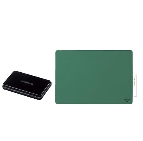 シャチハタ スタンプ台 大形 黒 & コクヨ 捺印マット 210×300mm 業務用 IP-903N + ロコネコ試印カード