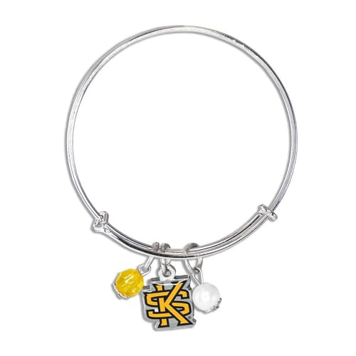 Fan Frenzy Gifts Kennesaw St University Bangle Bracelet