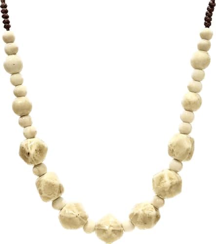 Ceramic Chunky Beaded Necklaces for Women Statement Vintage Nativ...