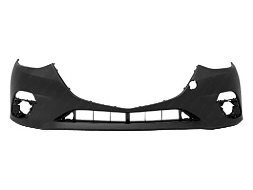 MBI AUTO - Painted To Match, Front Bumper Cover Fascia for 2014 2015 2016 Mazda 3 Sedan & Hatchback 14-16, MA1000239
