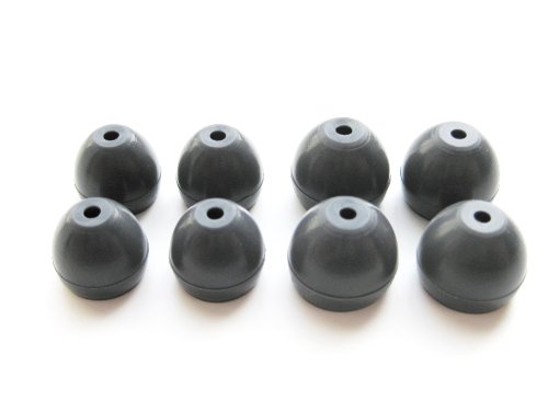 NICKSTON Complete Set Gray Earbuds Eartips Compatible with Etymotic etyBLU2, ER-4, hf5, hf3, hf2, mc5, mc3, mc2, and ETY Kids in Ear Stereo Earphones Headset